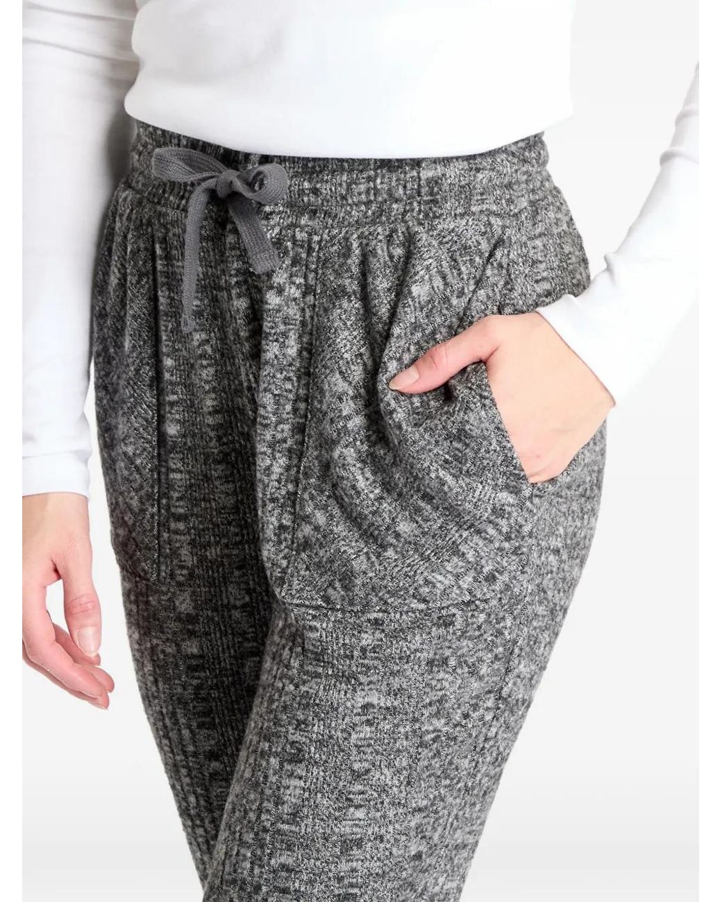 Roxy Gray Drawstring Track Pants