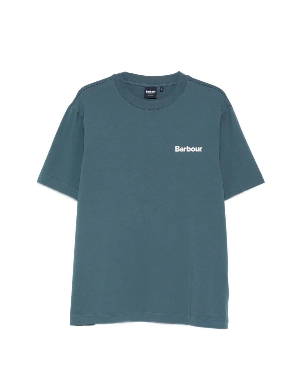 Barbour Blue Packling Logo T-Shirt for men