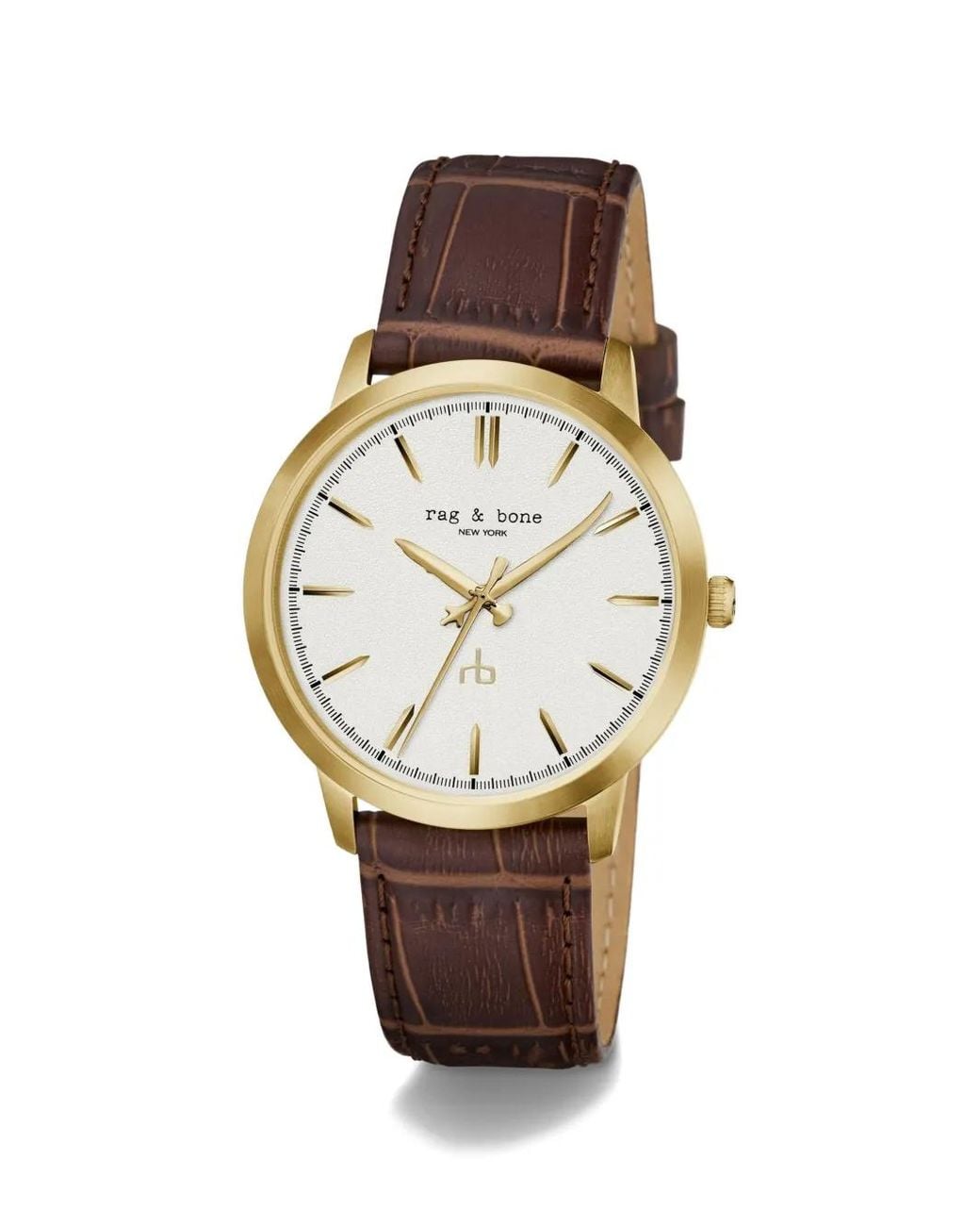 Rag & Bone White Manston 40Mm Watch for men