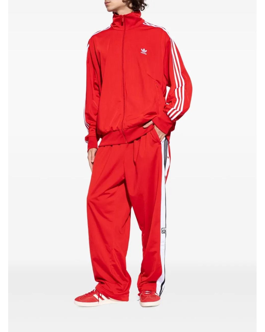 Adidas Red Gazelle Suede Sneakers