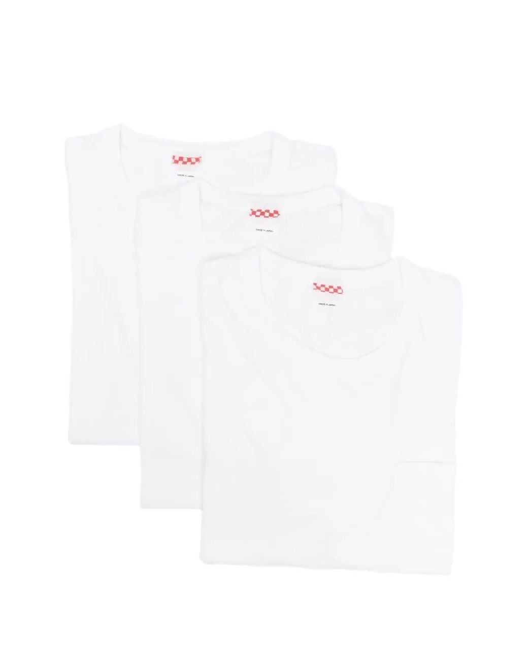 Visvim White Sublig Jumbo Ii Pocket T-Shirt (Set Of Three) for men