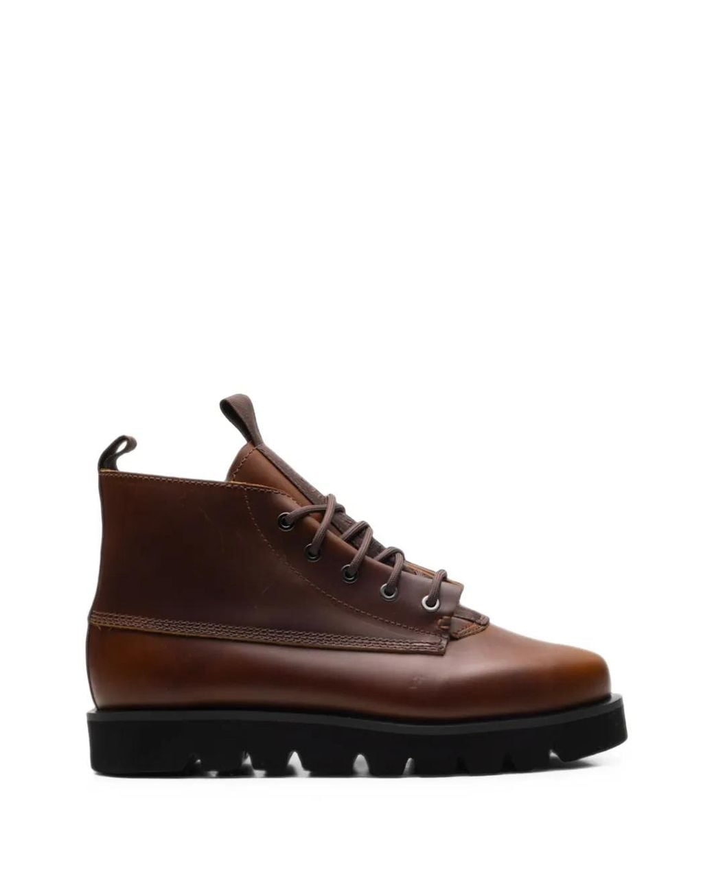 Clear Weather Brown Wampa Duex Mid Sneakers for men