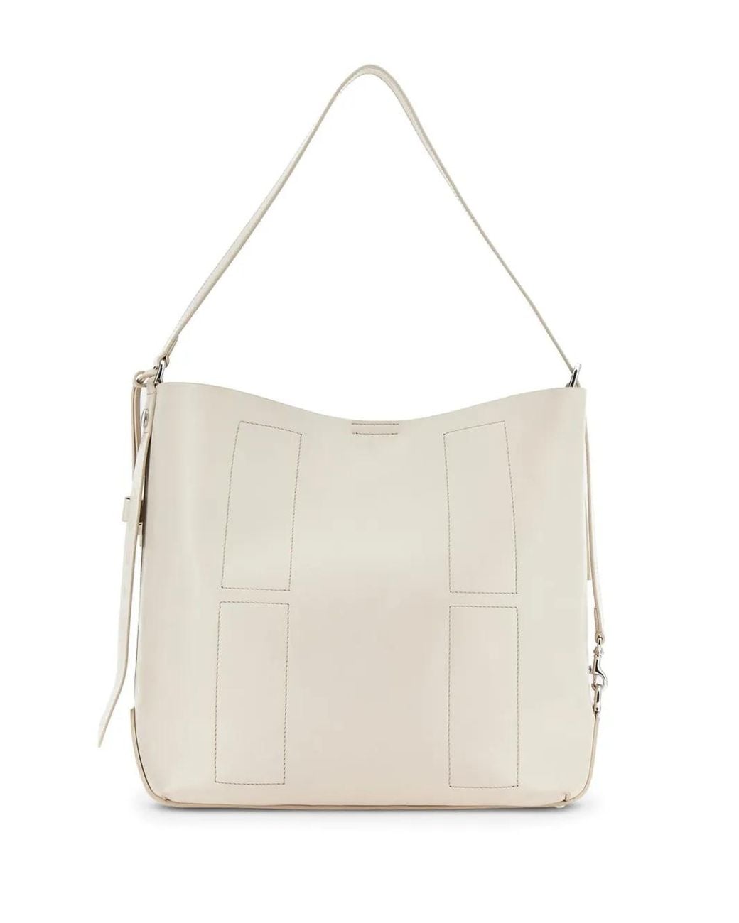 Hogan White Medium Leather Shoulder Bag