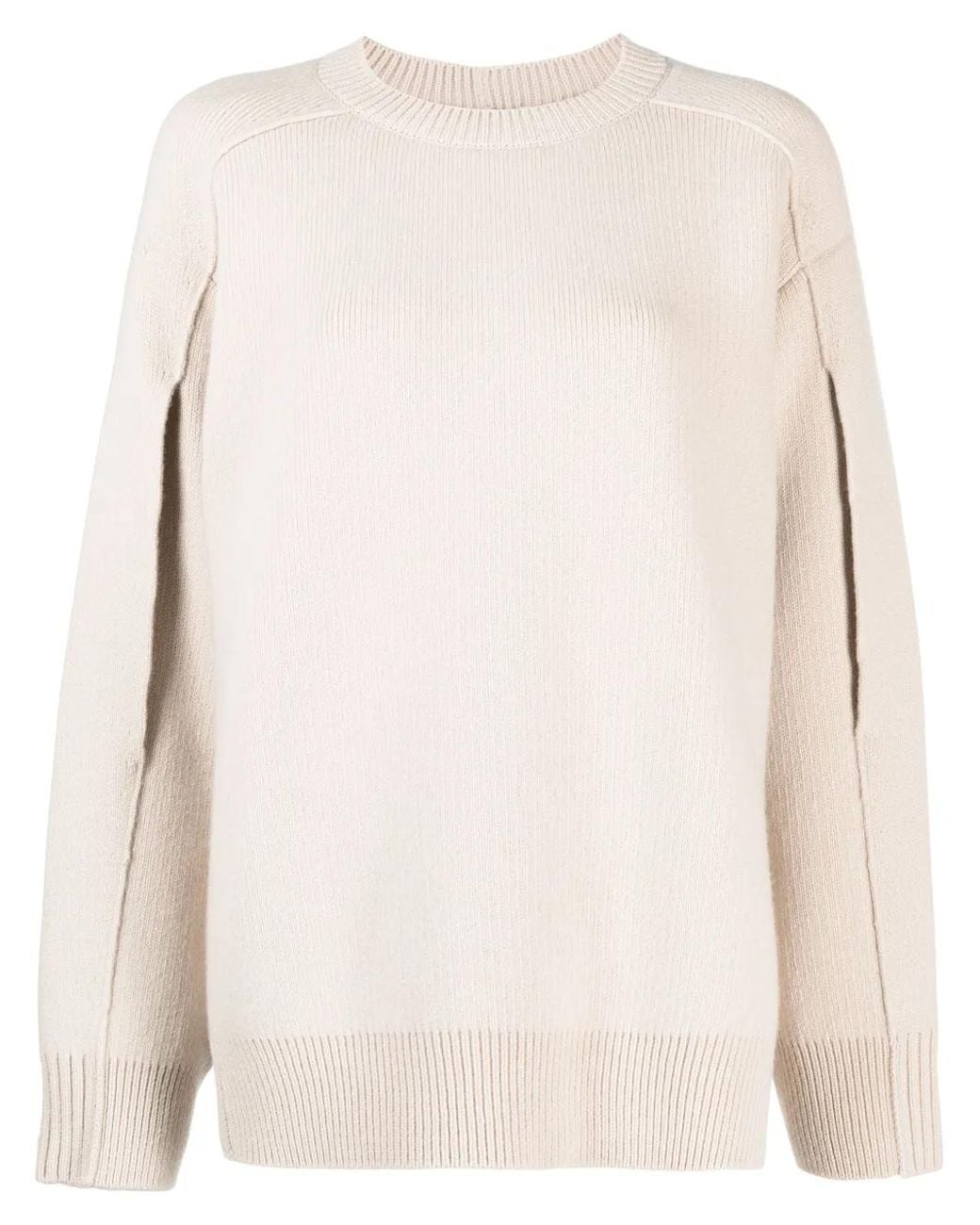 Lanvin Natural Klassischer Pullover