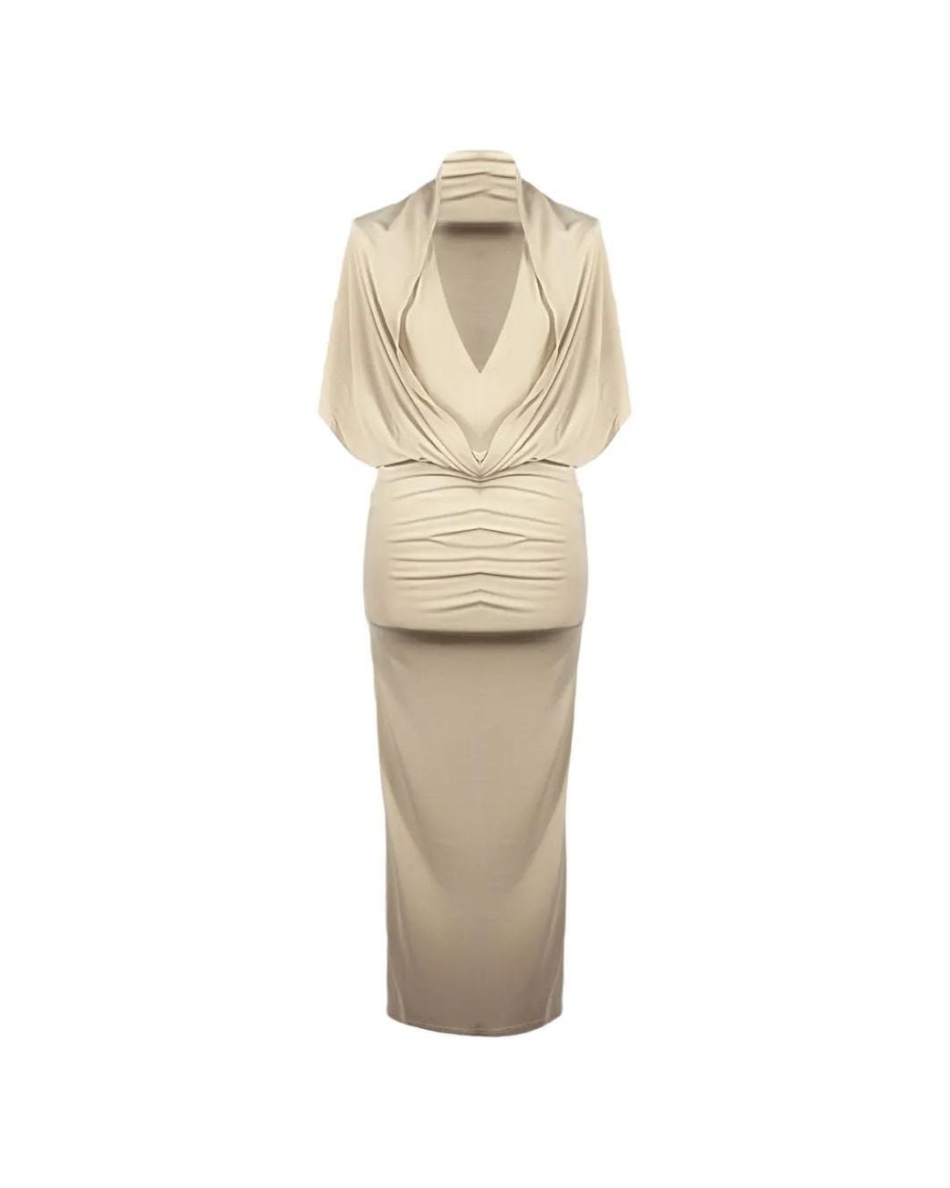ANDAMANE White Annie Hooded Midi Dress