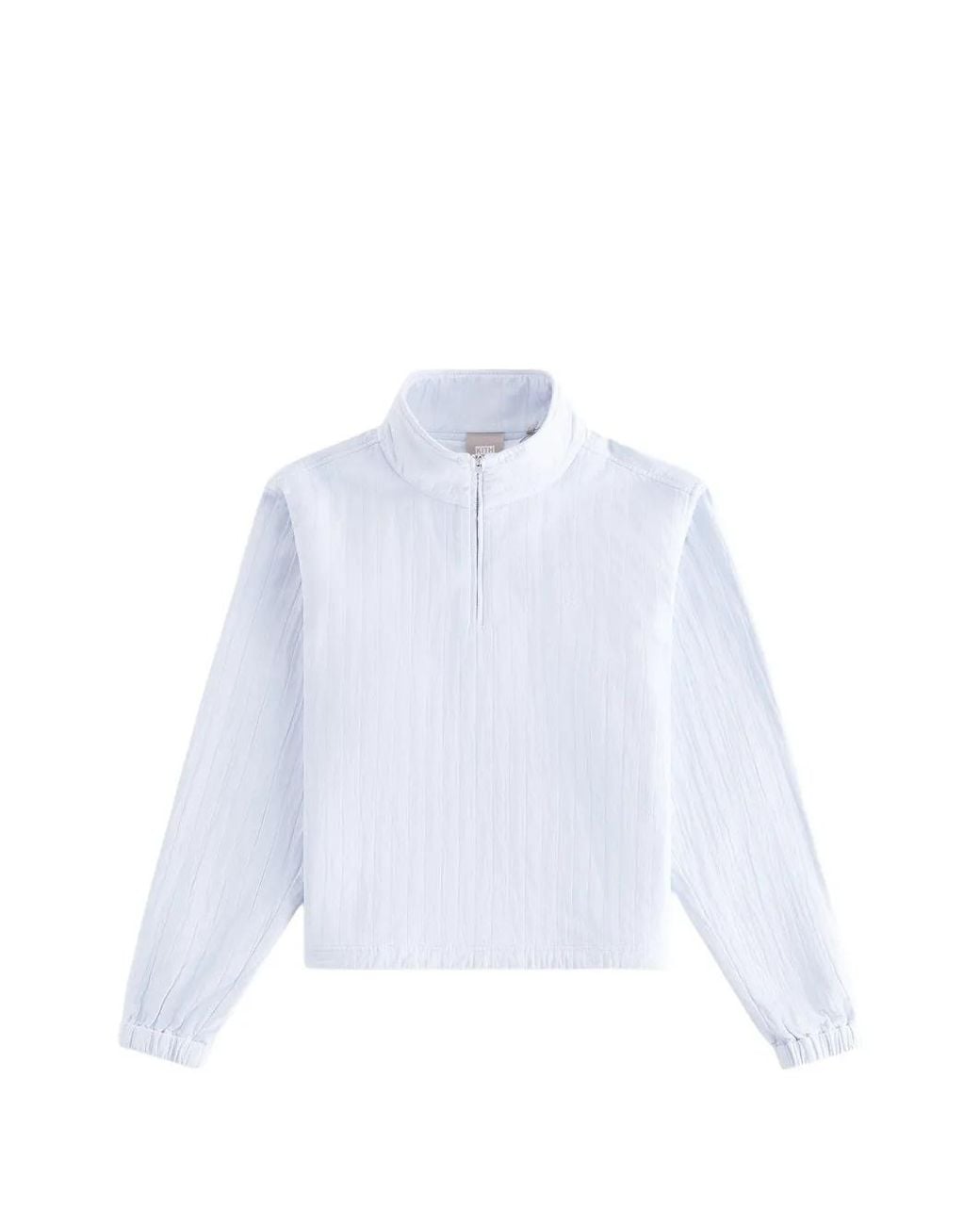 Kith Hunter Sweater Met Halve Rits in het White
