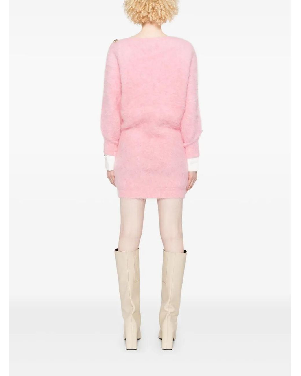 retroféte Pink Johanna Mini Dress
