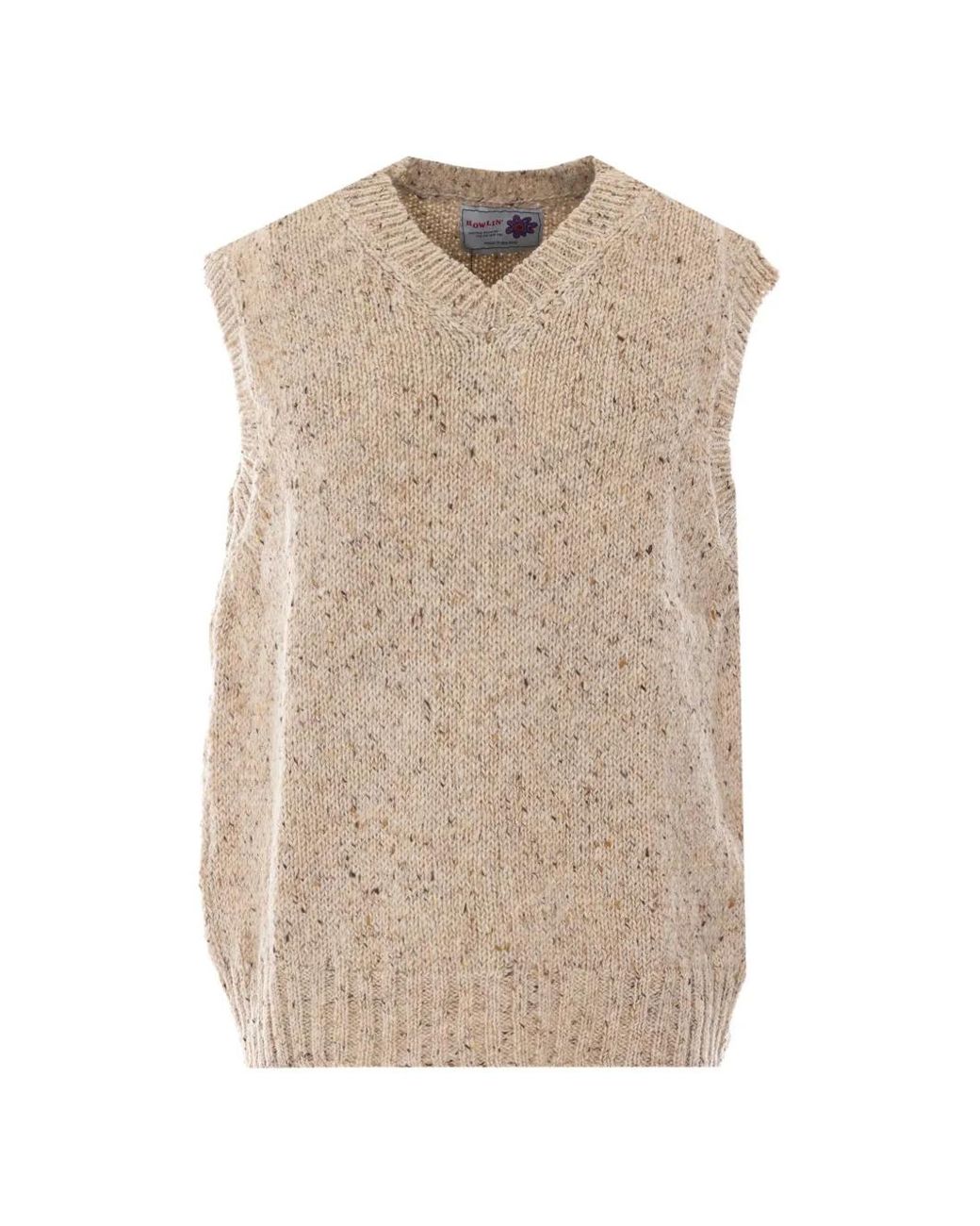 Howlin' By Morrison Natural Cosmic V-Neck Vest for men