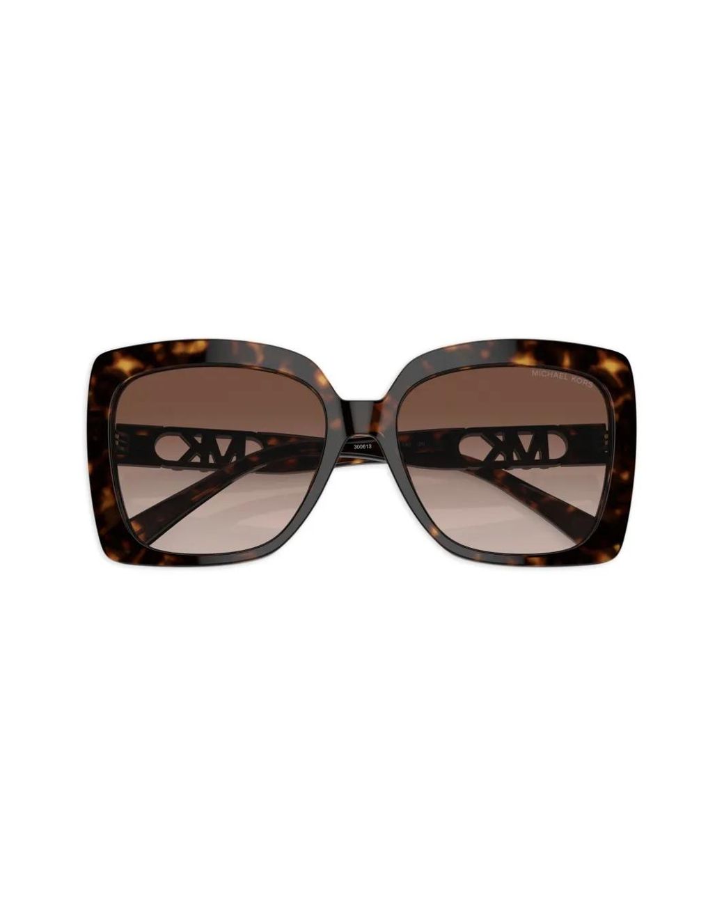 Michael Kors Brown Nice Oversize Square-Frame Sunglasses