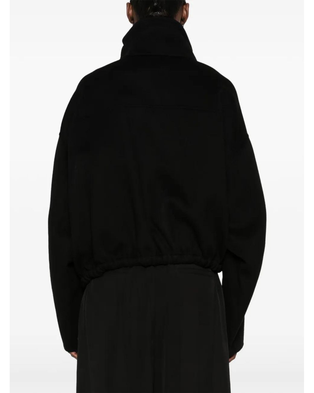 Sportmax Black Zip-Up Jacket