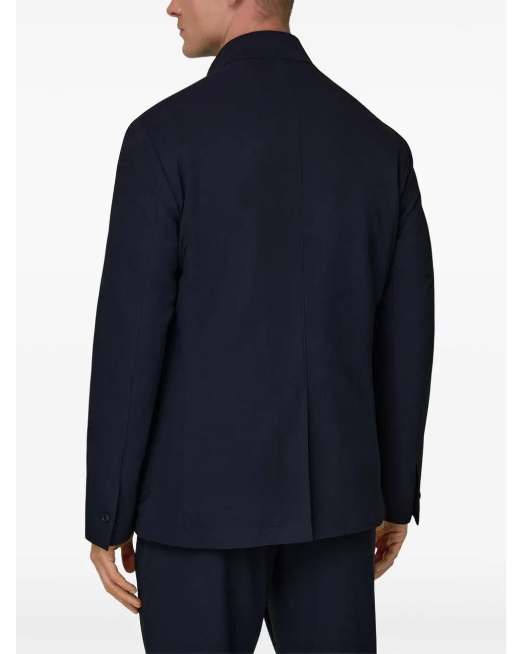 Boggi Blue B-Tech Stretch Nylon Jacket for men