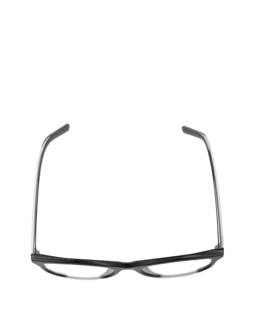 Prada Black Sunglasses With The Iconic Metal Plaque