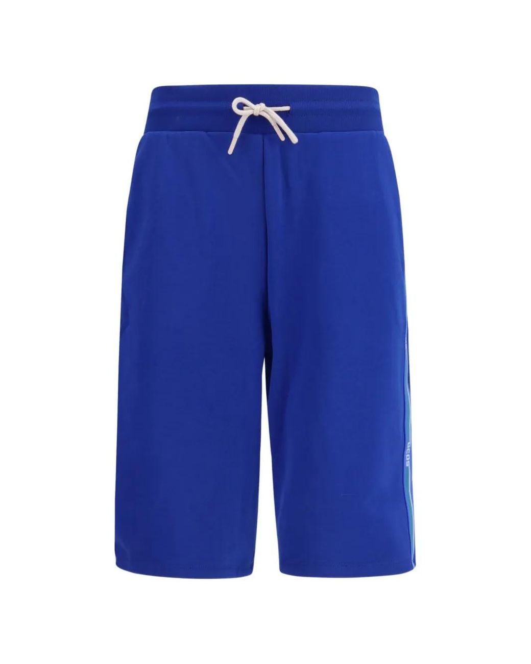 Gcds Blue Logo-Tape Track Shorts for men