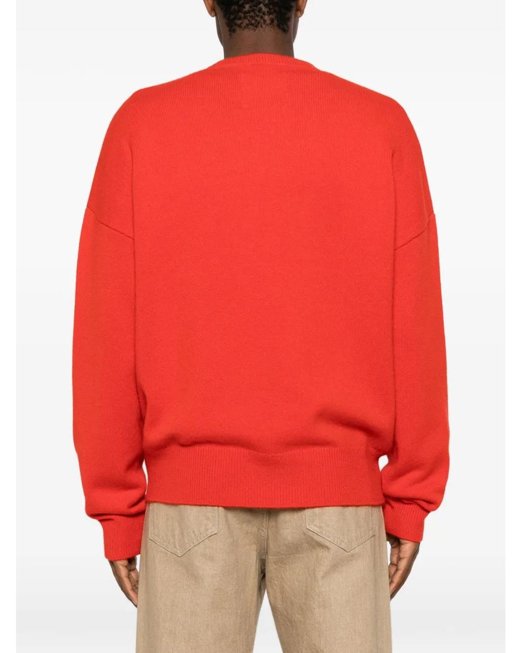 Extreme Cashmere Red Like Quarter-Zip Sweater