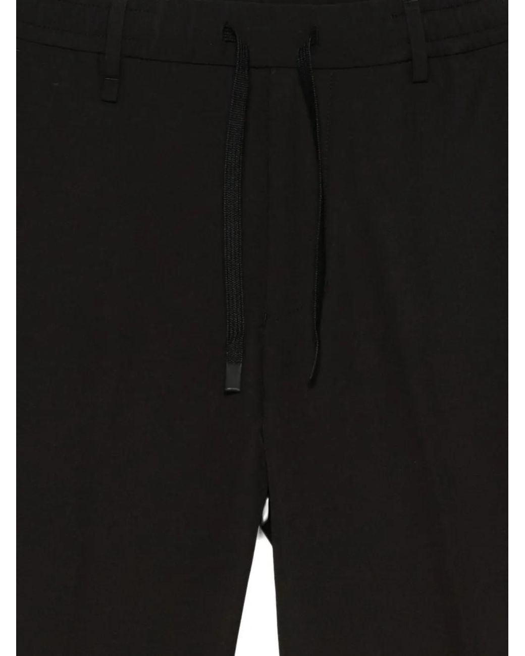 Boss Black Drawstring Trousers for men