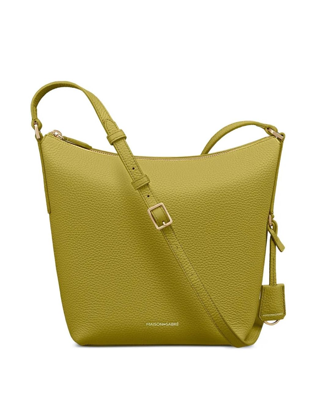 Maison De Sabre Green The Zipped Bucket Bag