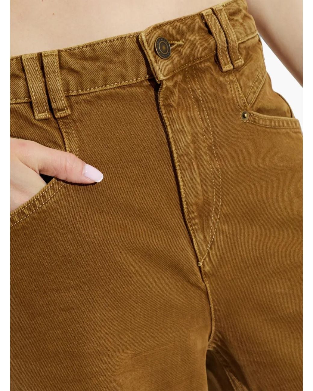 Vaqueros Anchos Lemony Isabel Marant de color Natural