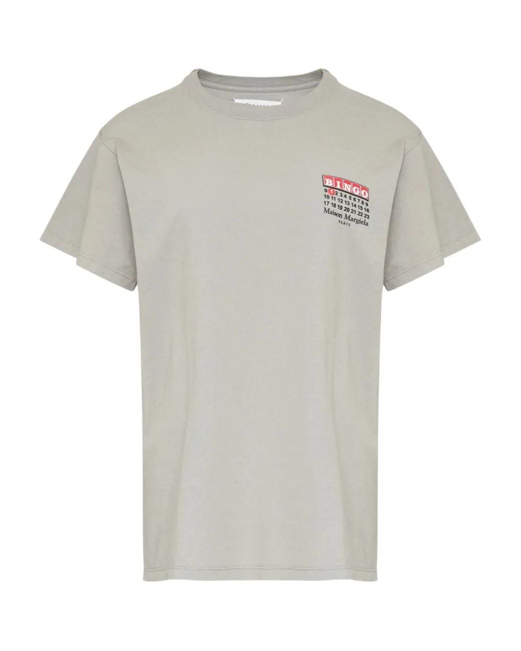 Maison Margiela White Numbers-Print T-Shirt