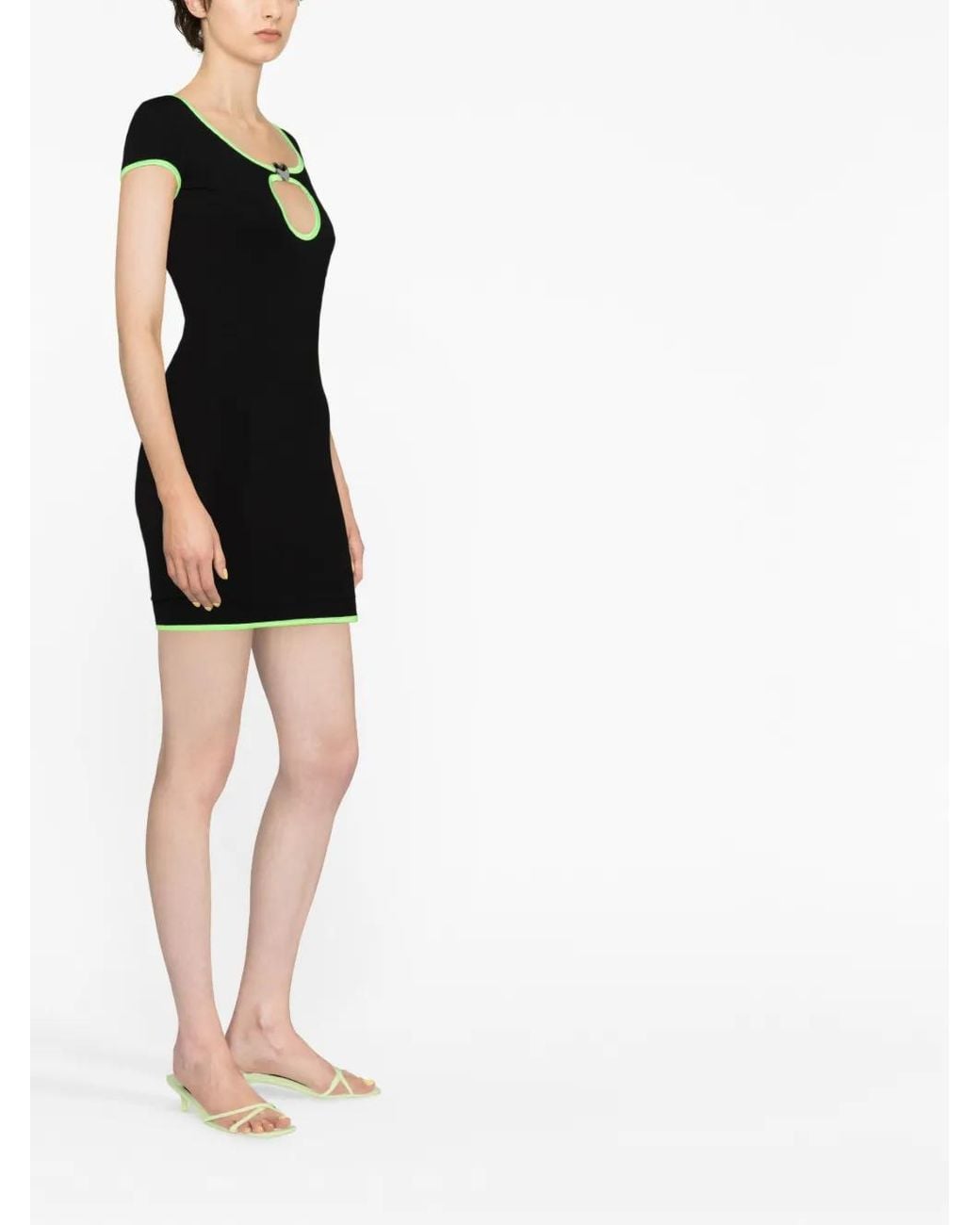 Ambush Black Heart Hole T-Shirt Dress