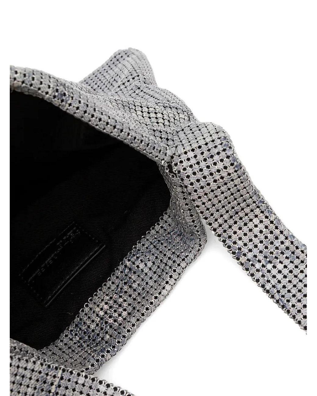 Karl Lagerfeld Gray Mesh Tote Bag