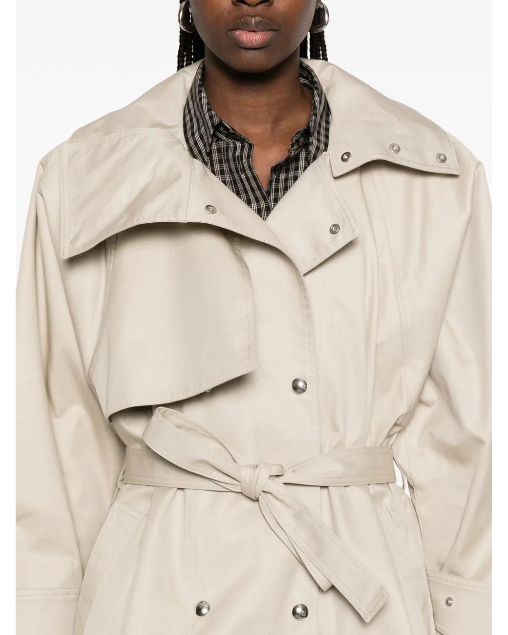 IRO White Veste Ralya À Taille Ceinturée