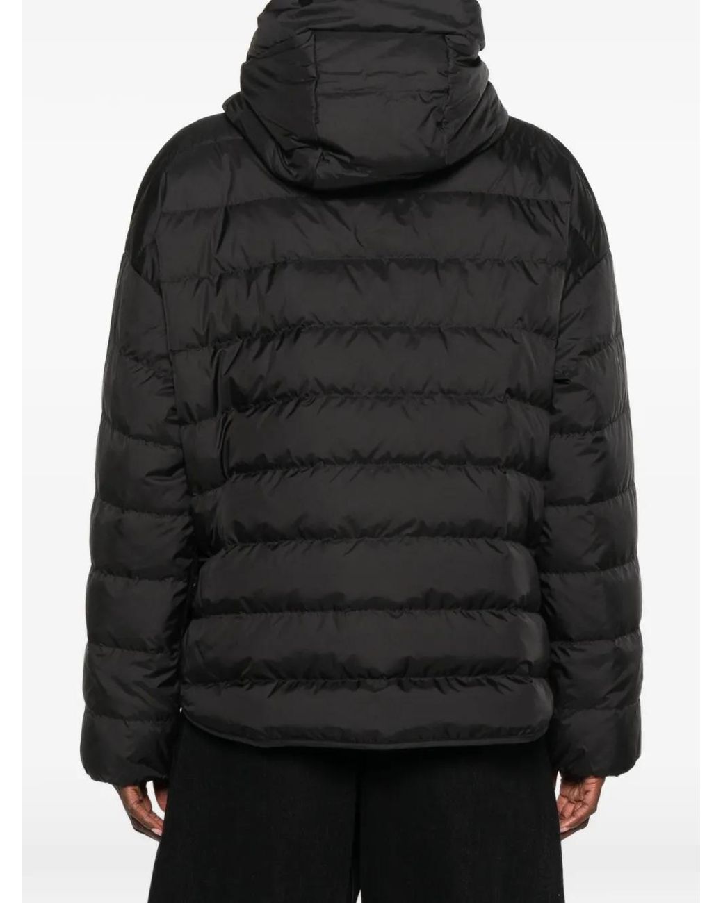 Marc O' Polo Black Quilted Hooded Jacket