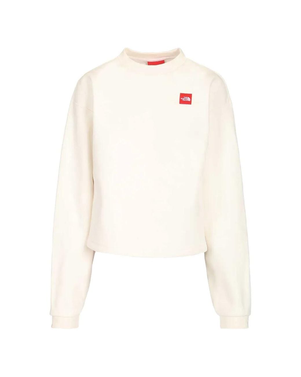 The North Face White Box Logo-Detail Sweatshirt