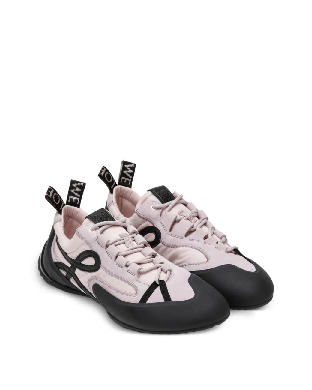 Loewe White Logo-Patch Grip Nylon Sneakers