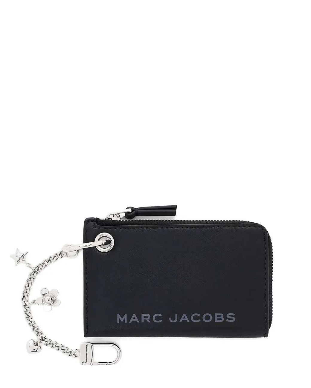 Marc Jacobs Black Zip Charm Wallet
