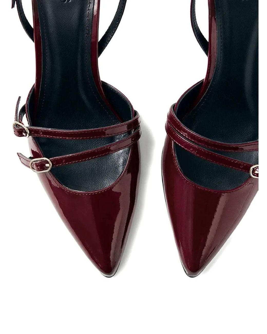 Alohas Purple 75Mm Leather Heeled Pumps