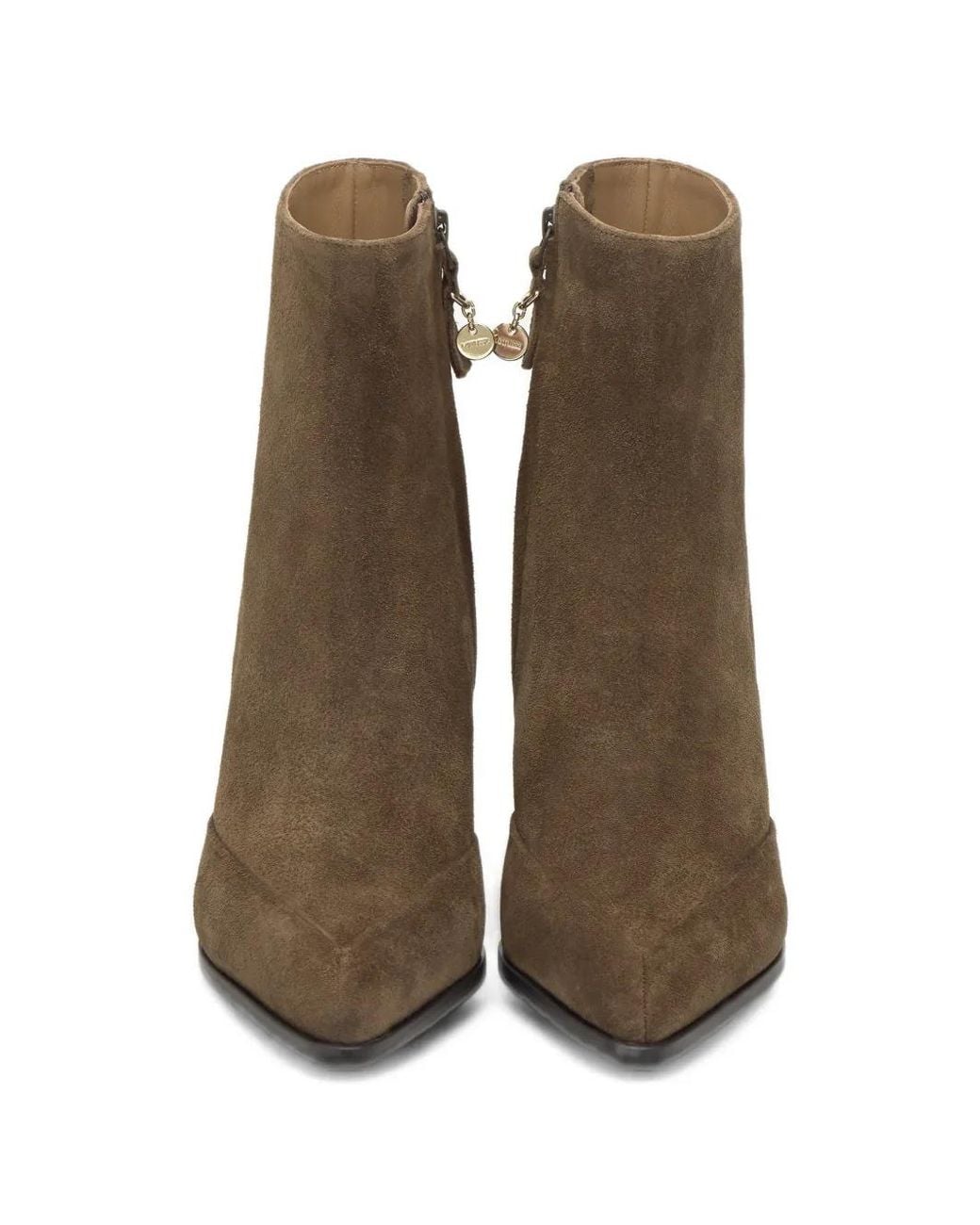 Lottusse Brown Cort Suede Ankle Boots