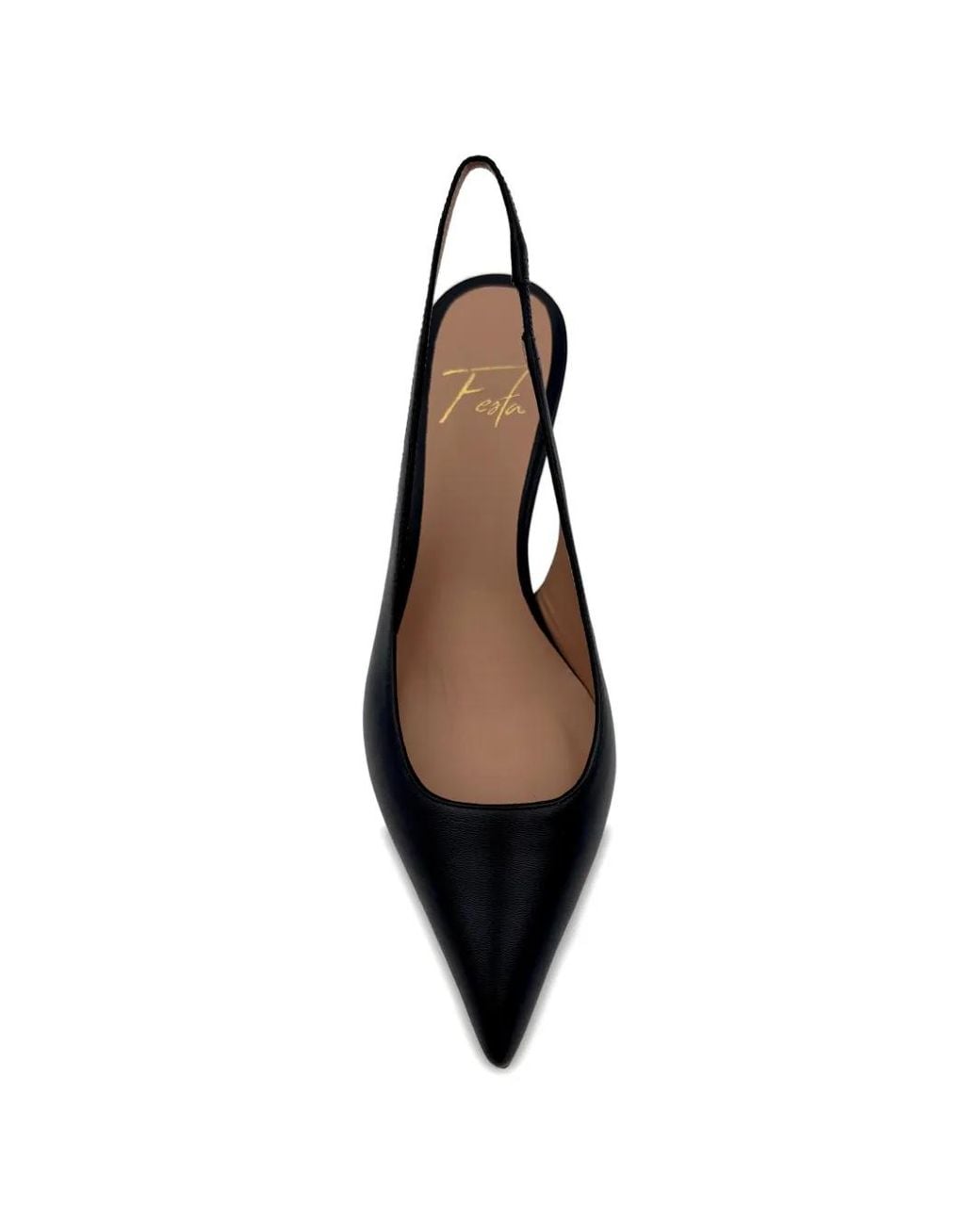 Roberto Festa Black Escarpins Pointus Dalilas À Bride Arrière
