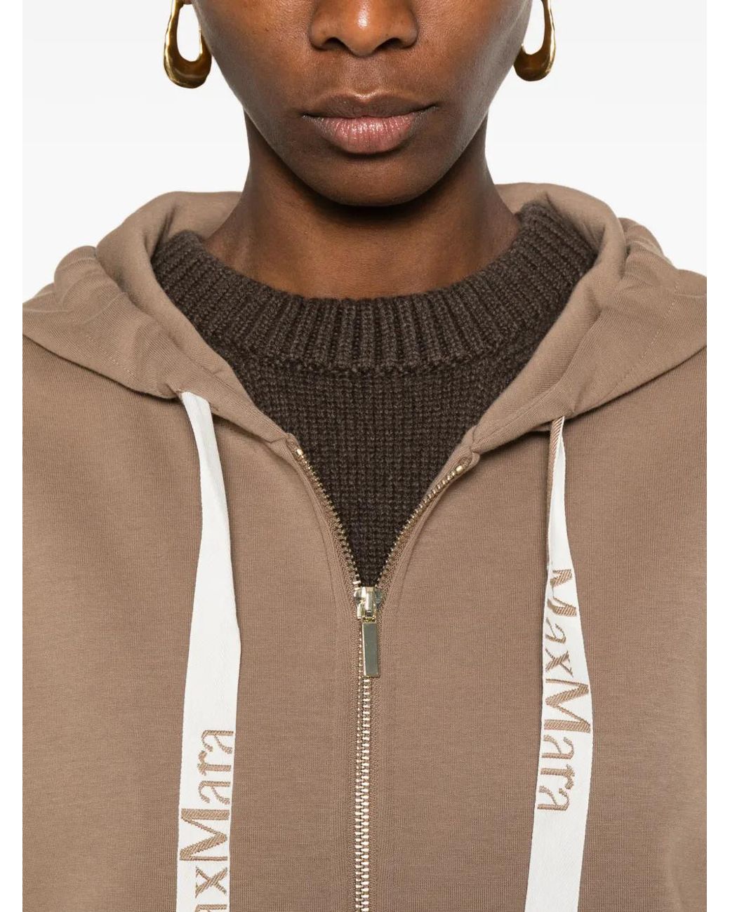 Max Mara Natural Cotton Hoodie