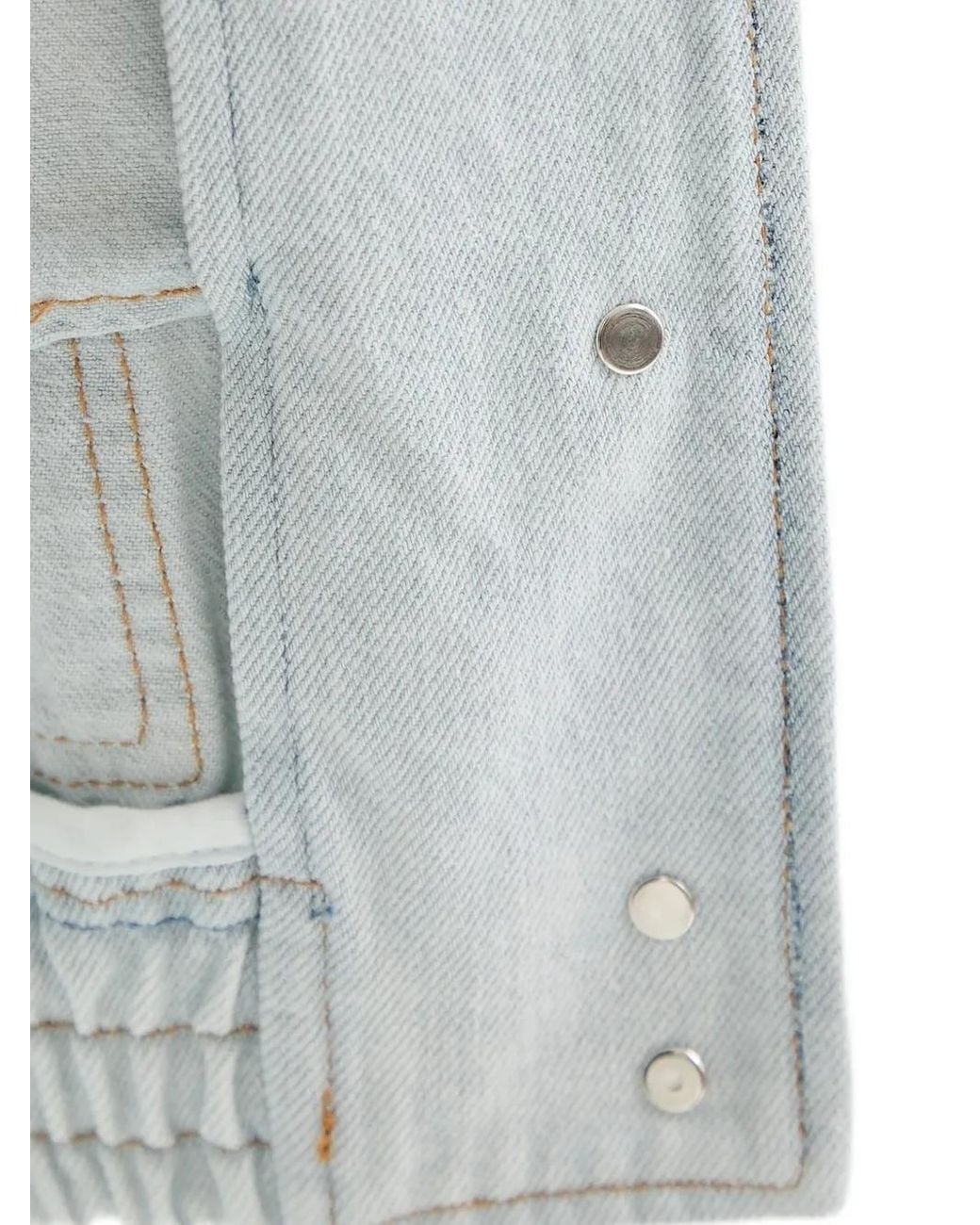 Bally White Sleeveless Denim Jacket