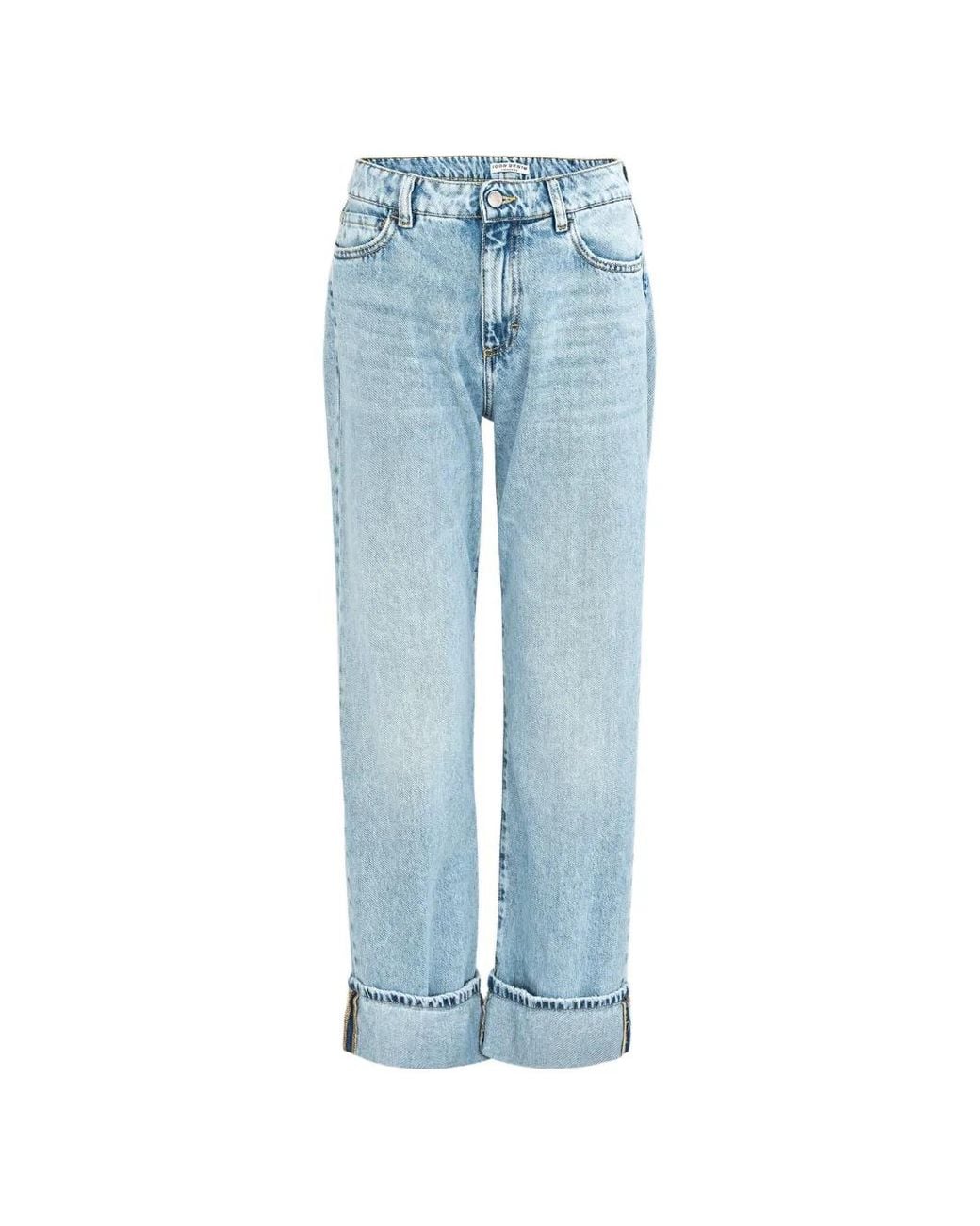 ICON DENIM Blue Tiny Turn-Up Jeans