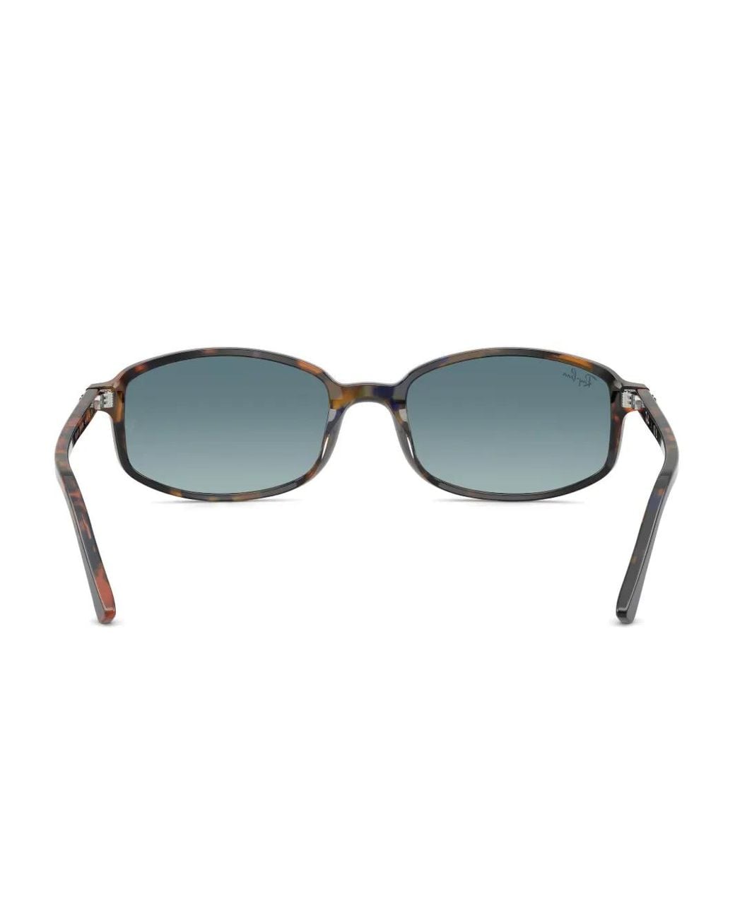 Ray-Ban Gray Tortoiseshell Rectangle Sunglasses