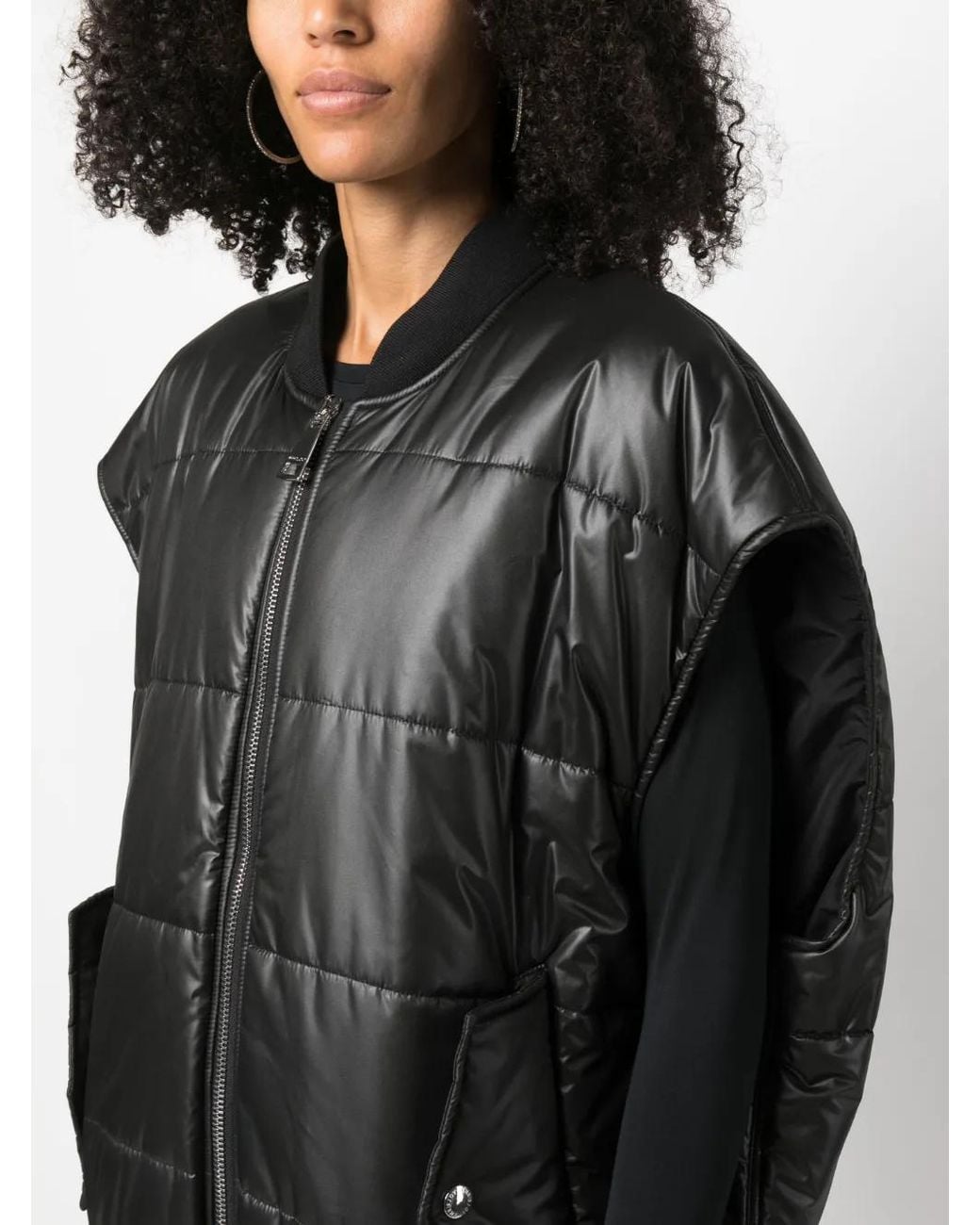Khrisjoy Black Padded Bomber Vest