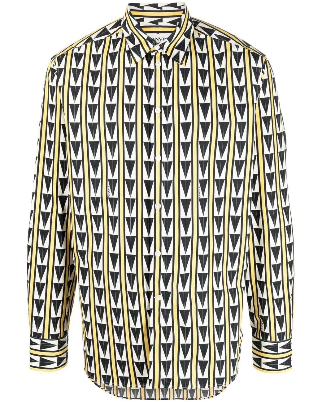 Camisa Con Botones Lanvin de hombre de color White