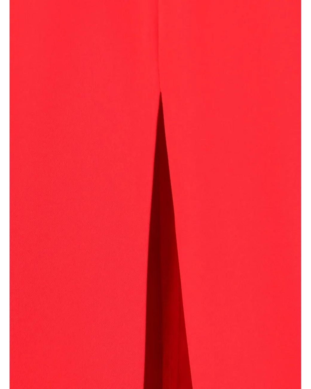 Ralph Lauren Red Halterneck Split Dress