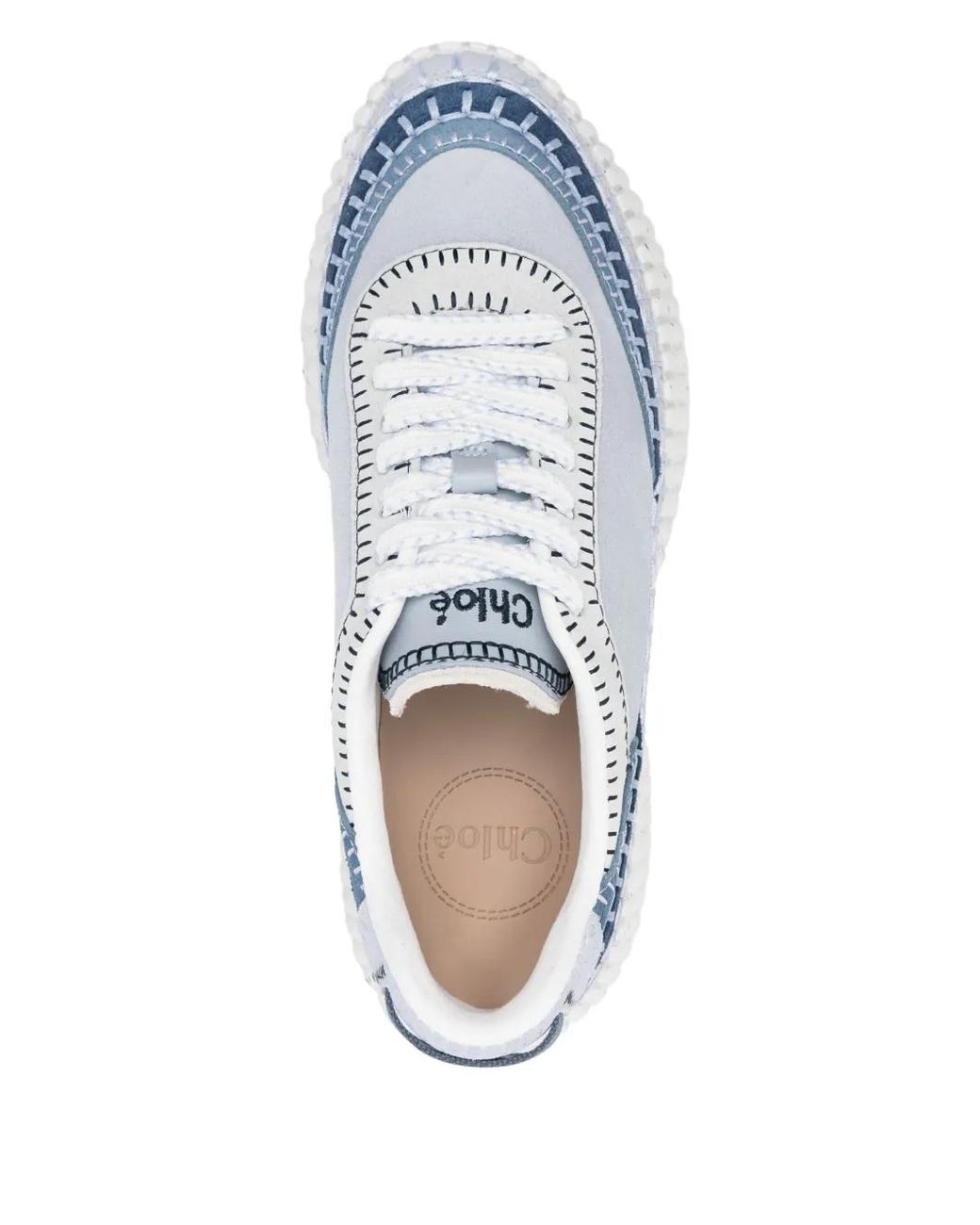Chloé White Nama Sneakers