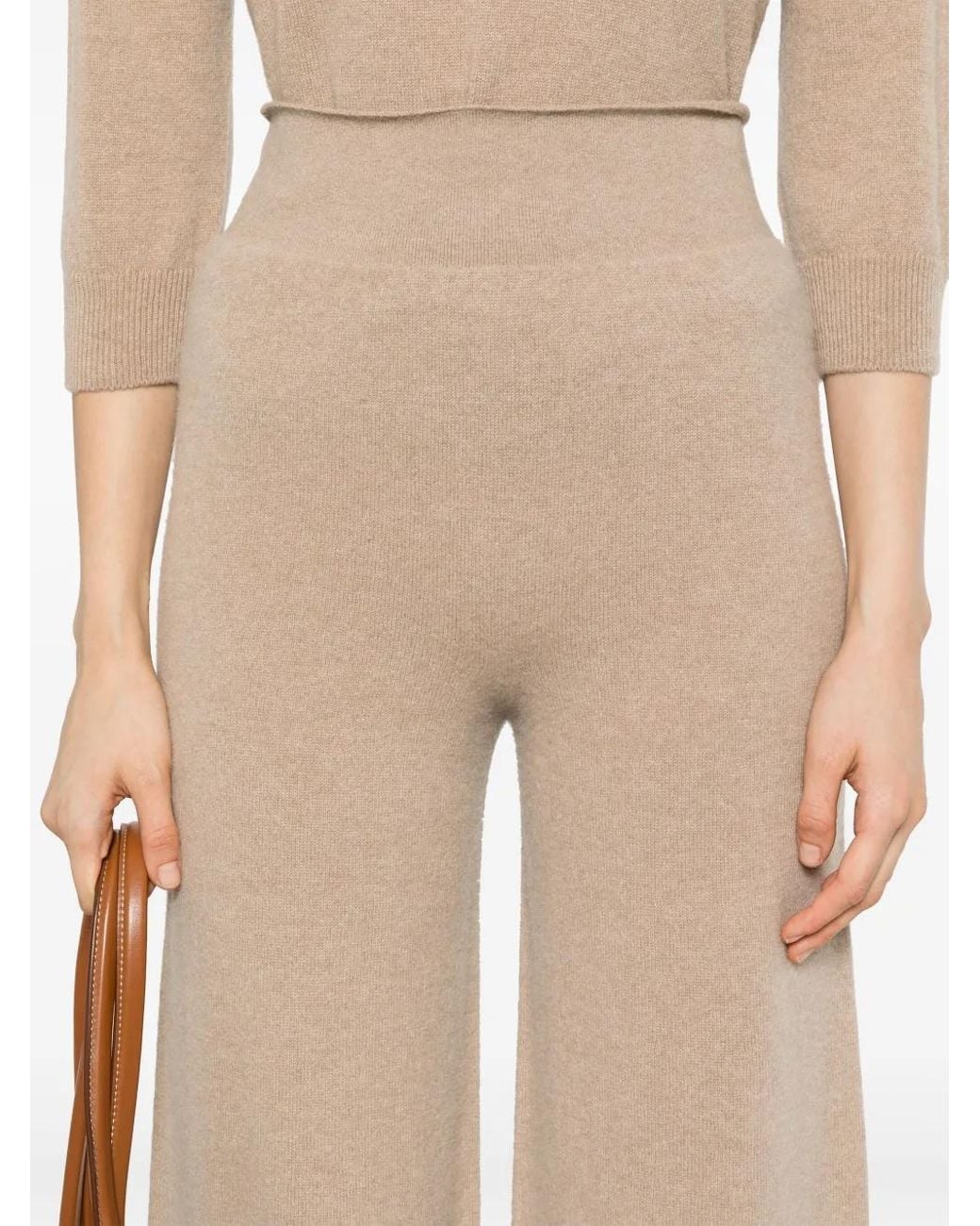 Vanisé Natural Wide-Leg Trousers