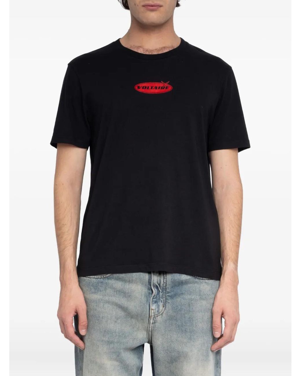 Zadig & Voltaire Black Tommy T-Shirt for men