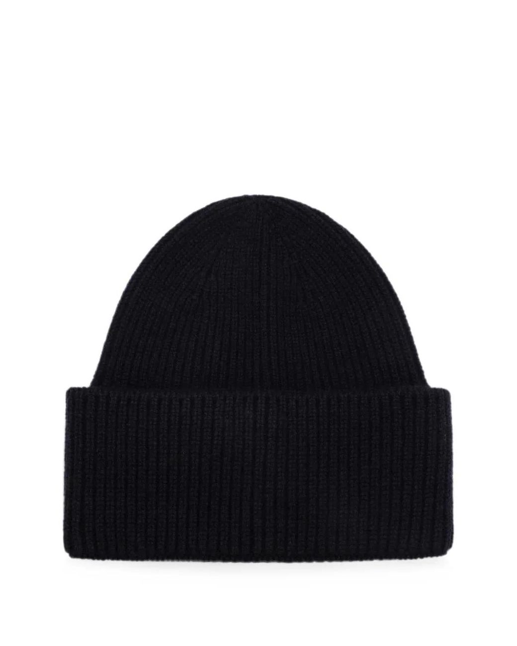 Destin Blue Ribbed-Knit Beanie Hat for men