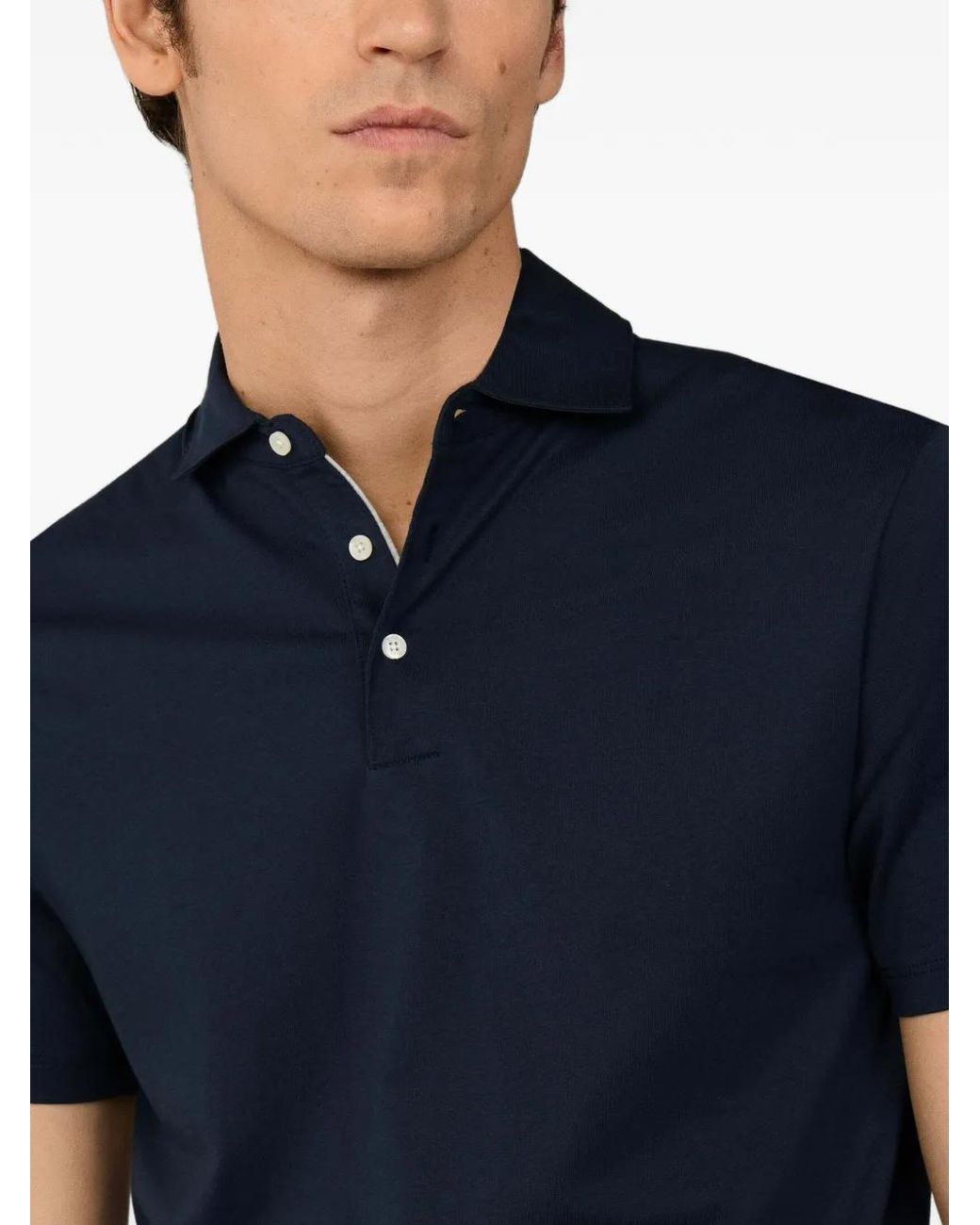 Polo En Coton Hackett pour homme en coloris Blue