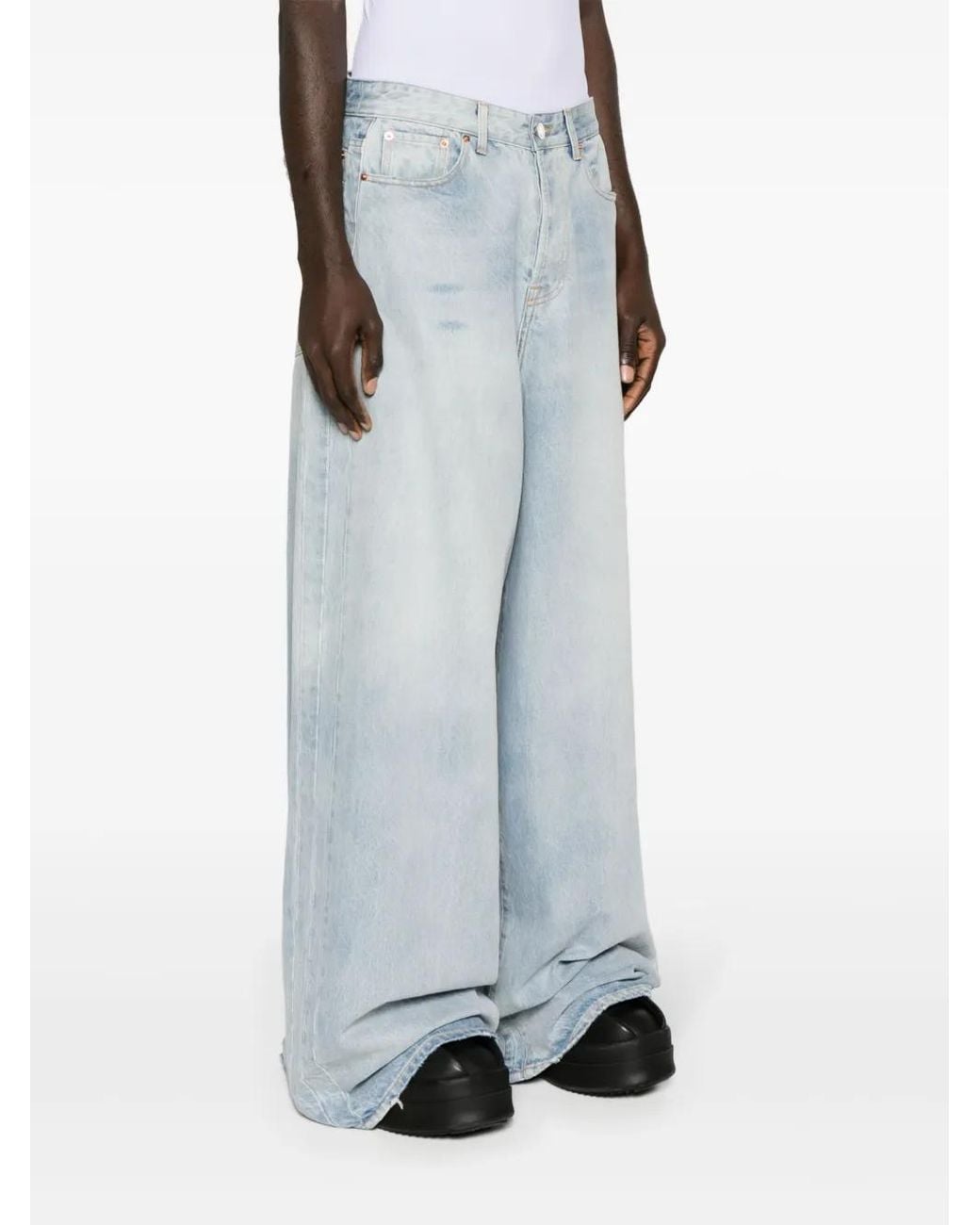 Vetements Blue Big Shape Loose-Leg Jeans