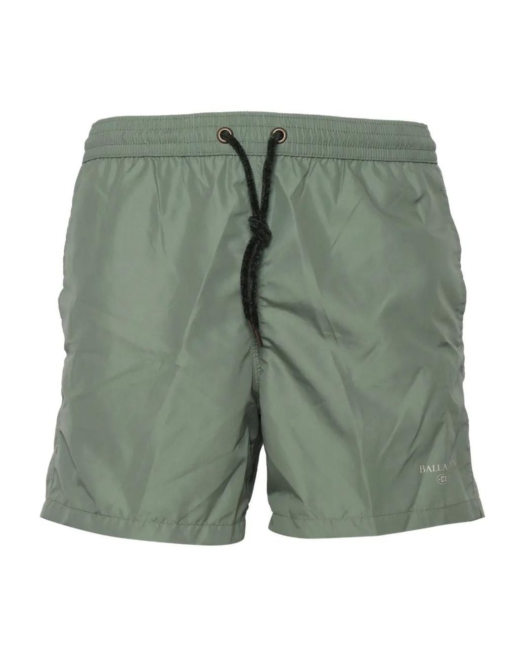 Ballantyne Green Drawstring Swim Shorts for men