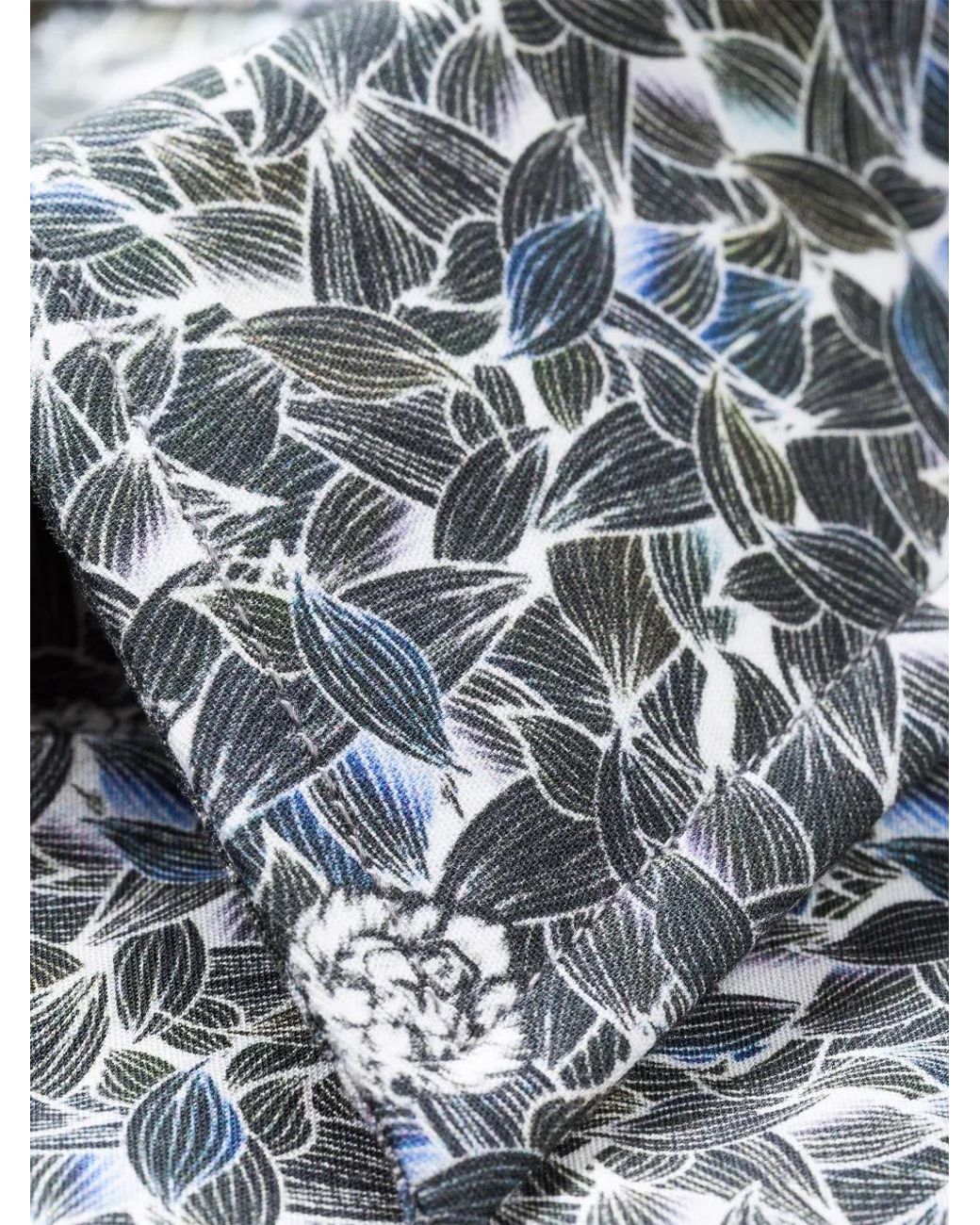 Billionaire Blue Chemise Jason À Fleurs for men