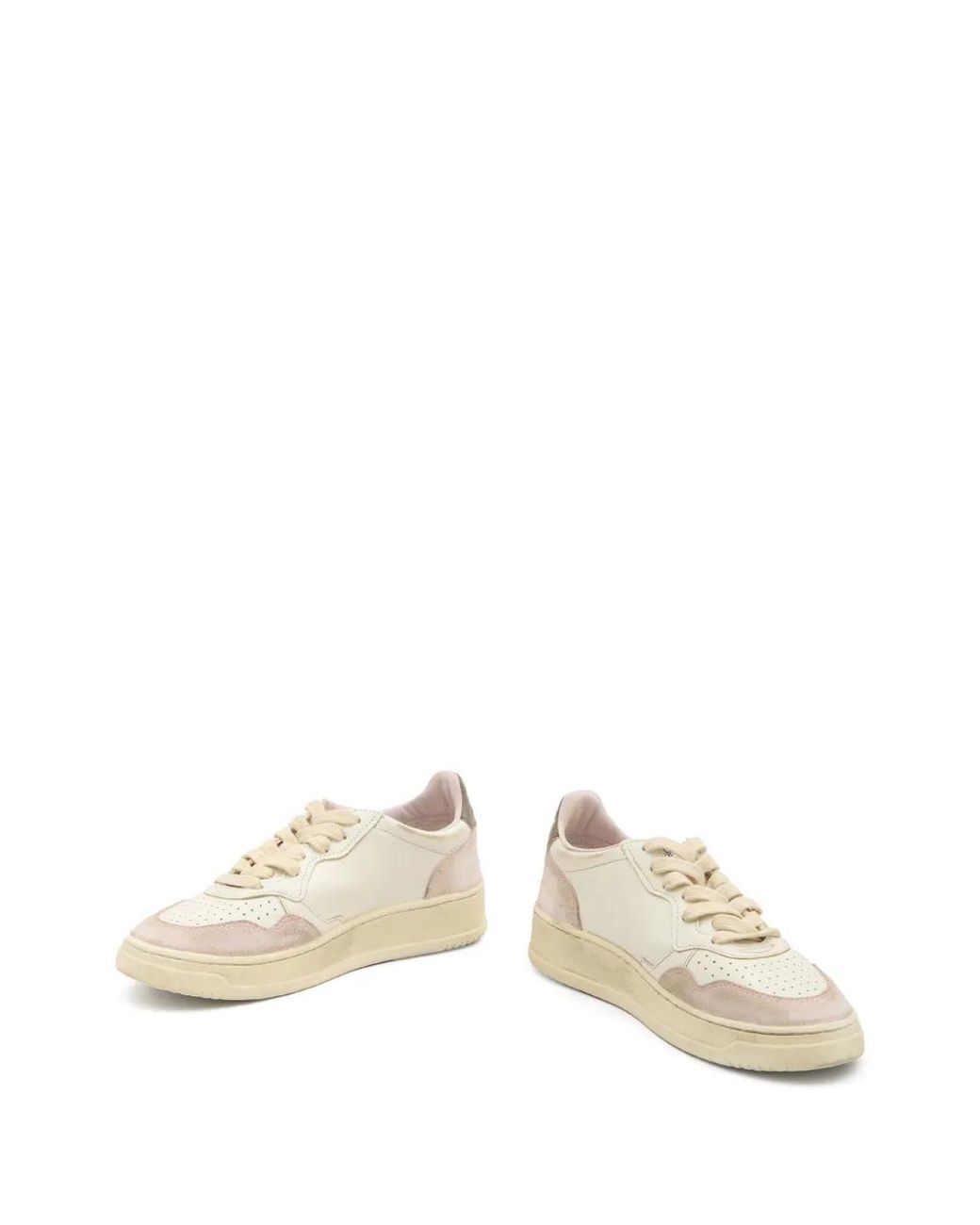 Autry White Medalist Super Vintage Sneakers