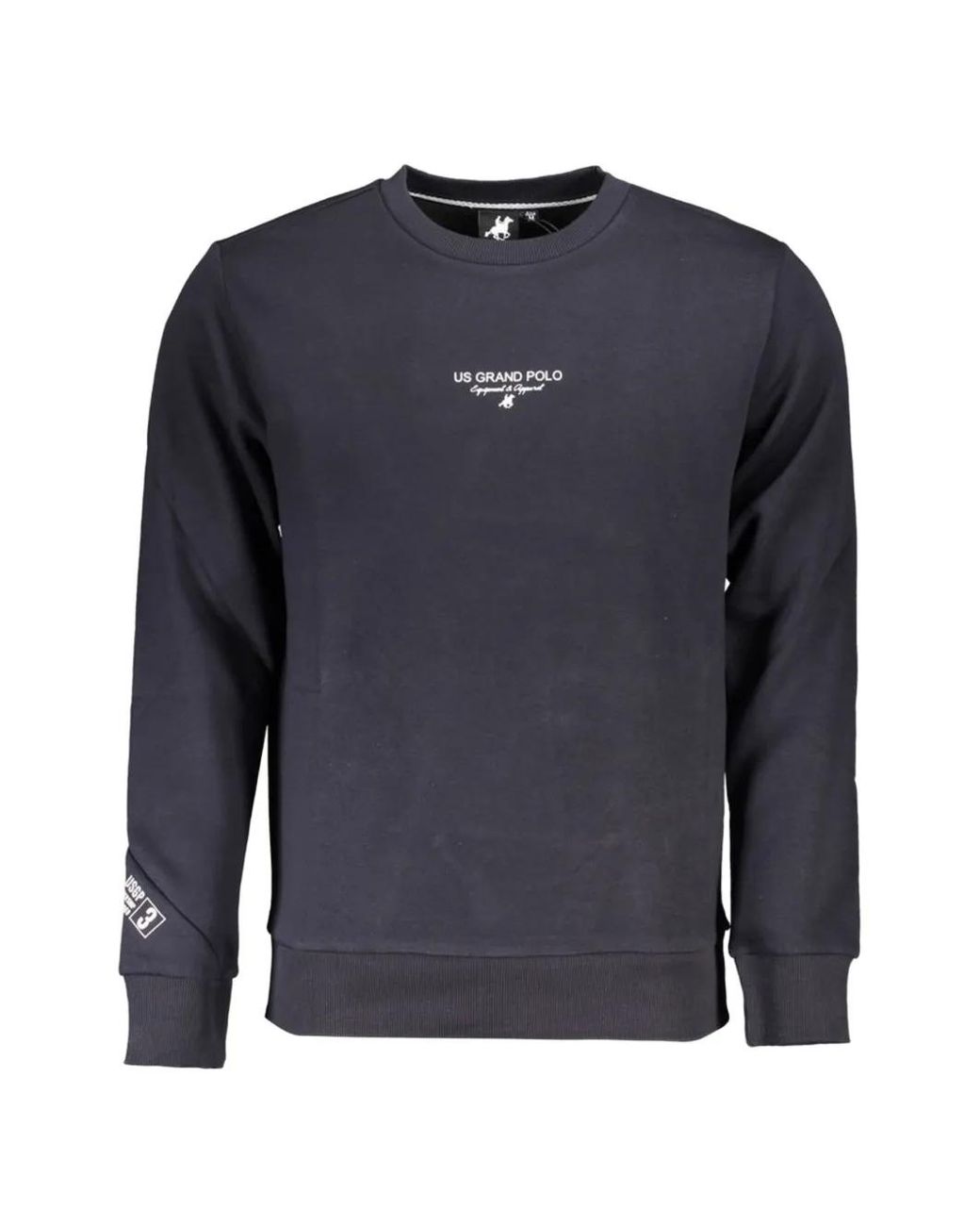 U.S. Grand Blue Logo-Embroidered Sweatshirt for men