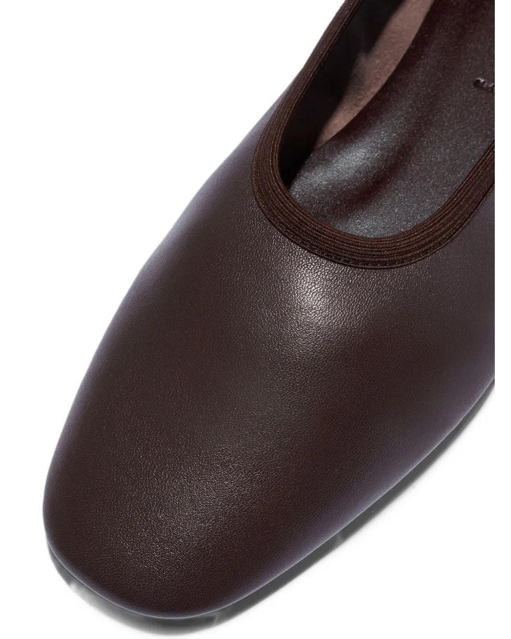 Aeyde Black Dex Leather Ballet Flats